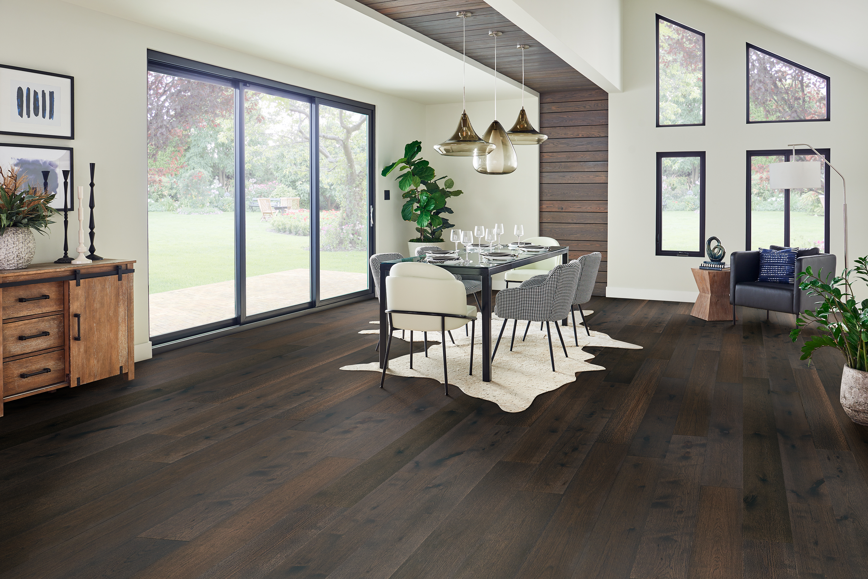 Historic Reveal Black Brown Engineered Hardwood EHRL73L45W