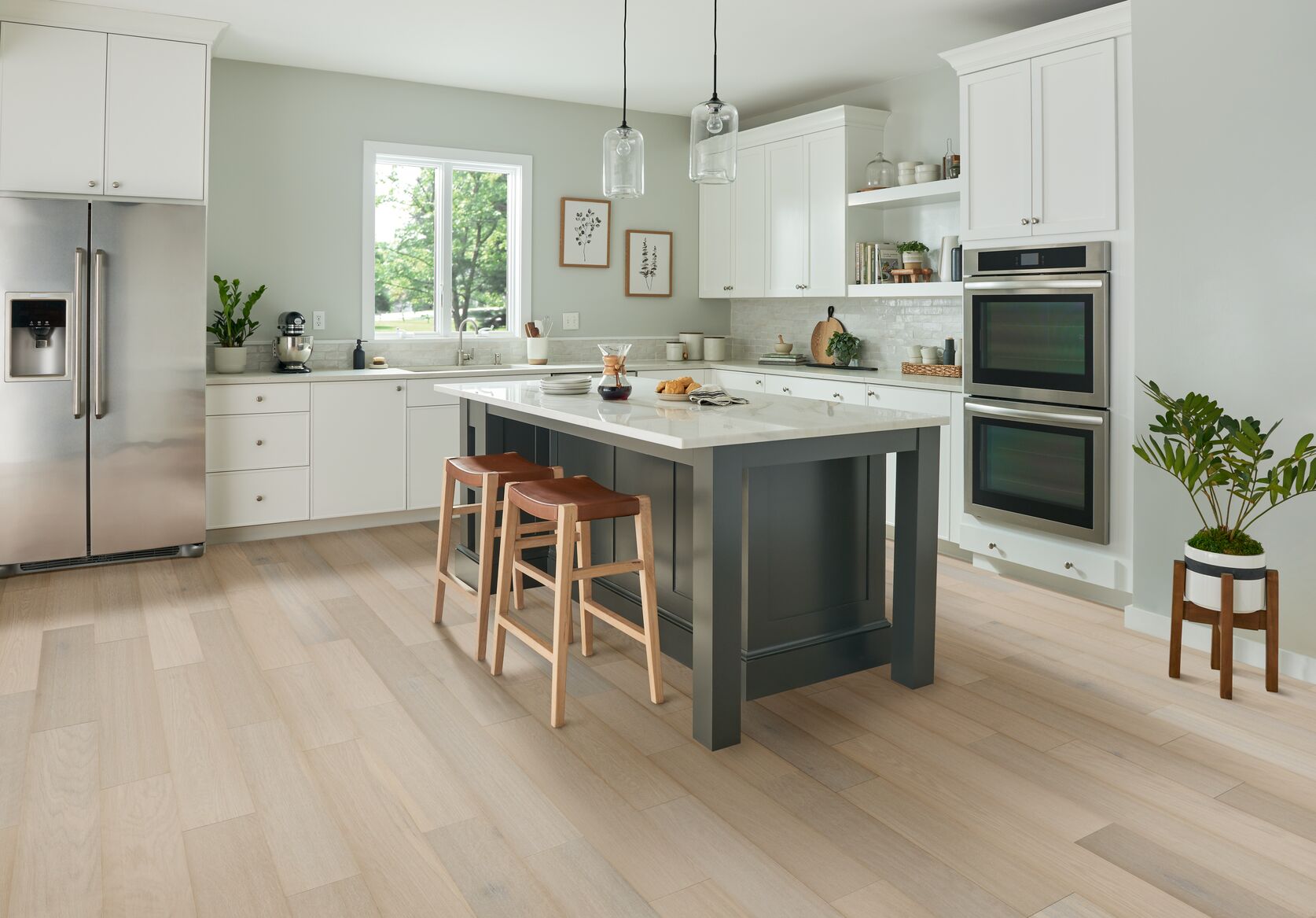 Dogwood Pro Minimal White Engineered Hardwood EKDP74L56W