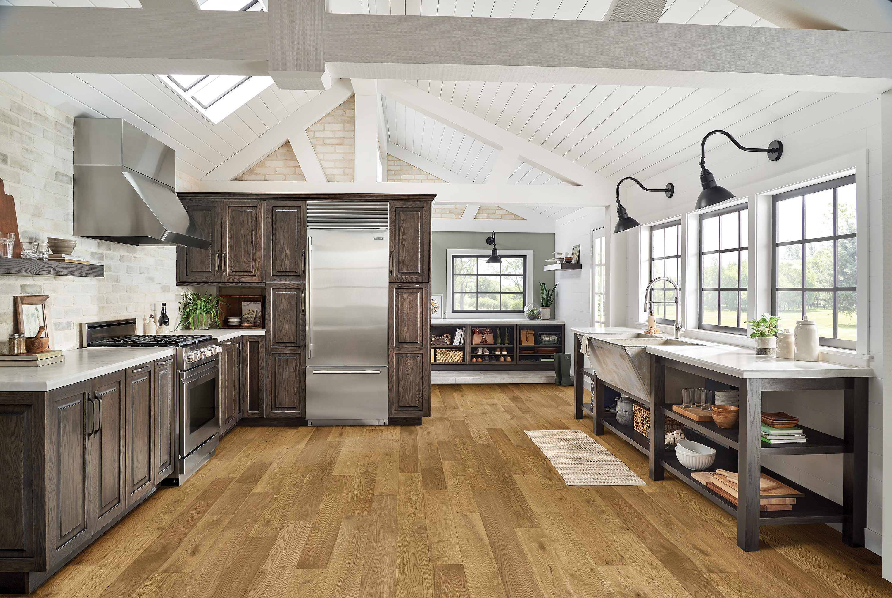 HydroBlok Serene Taupe Engineered Hardwood EKHB75L65W