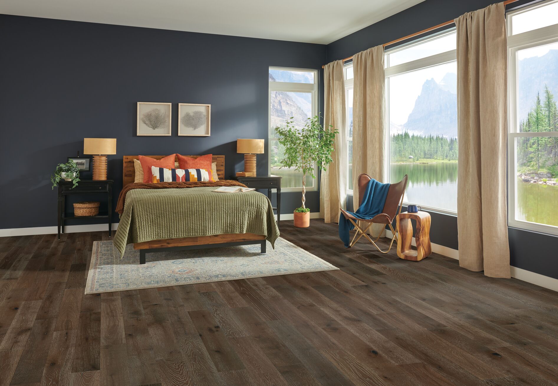 Dutton Pass Dark Brown Engineered Hardwood EKNR63L17W