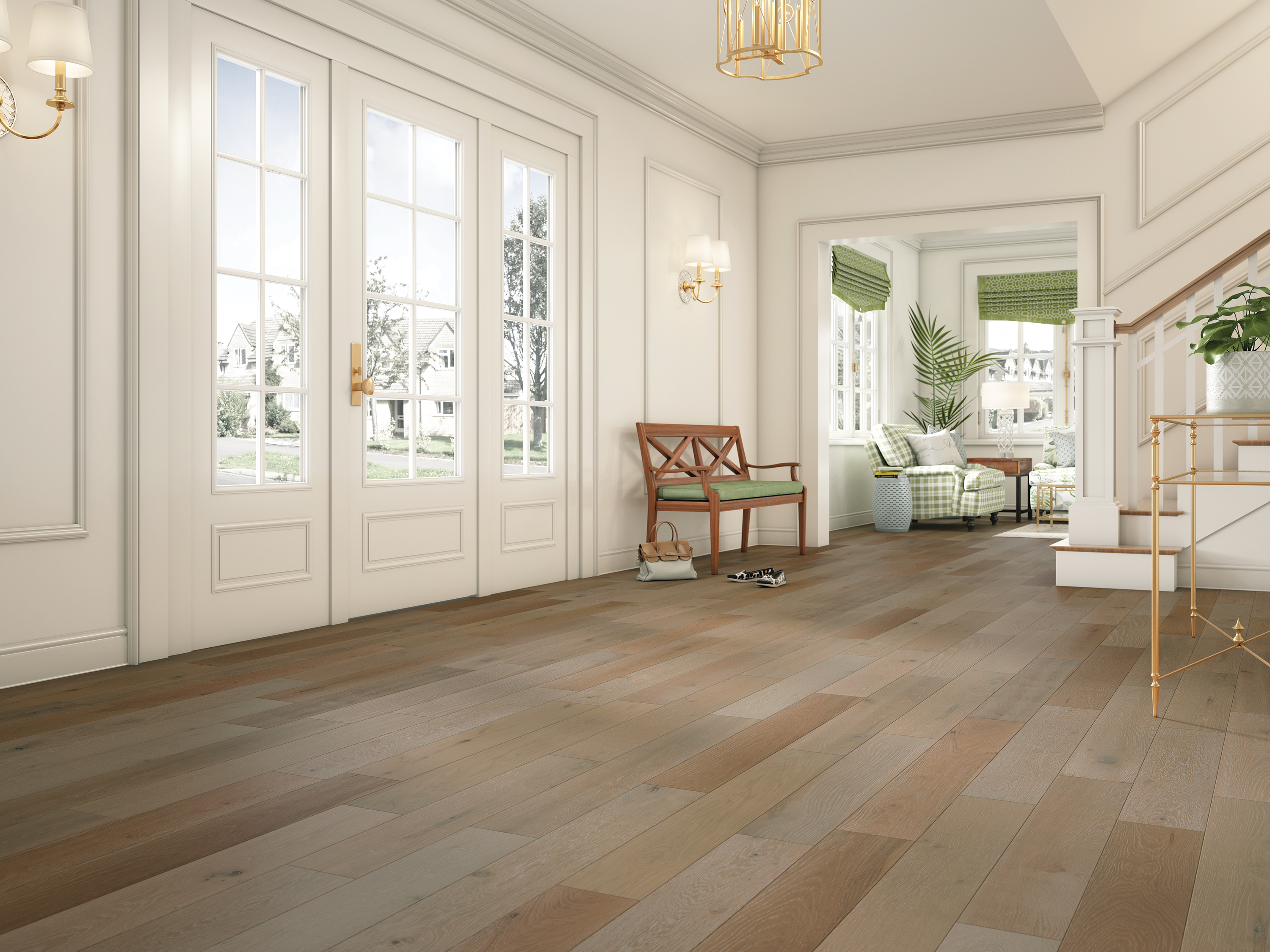 TimberBrushed Coast to Coast Engineered Hardwood EKLP73L04W