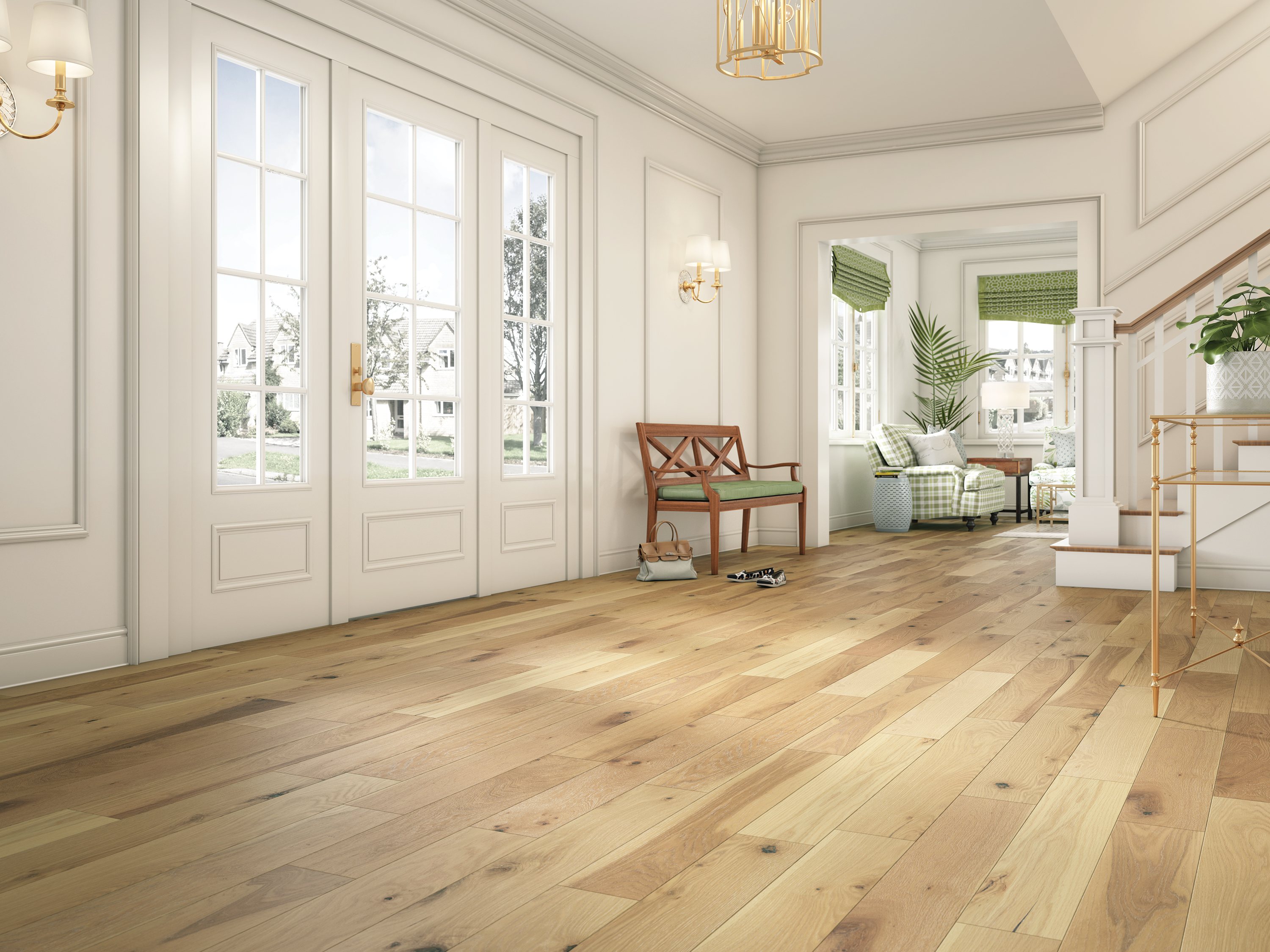 TimberBrushed Radiating Warmth Engineered Hardwood EKTB64L01W