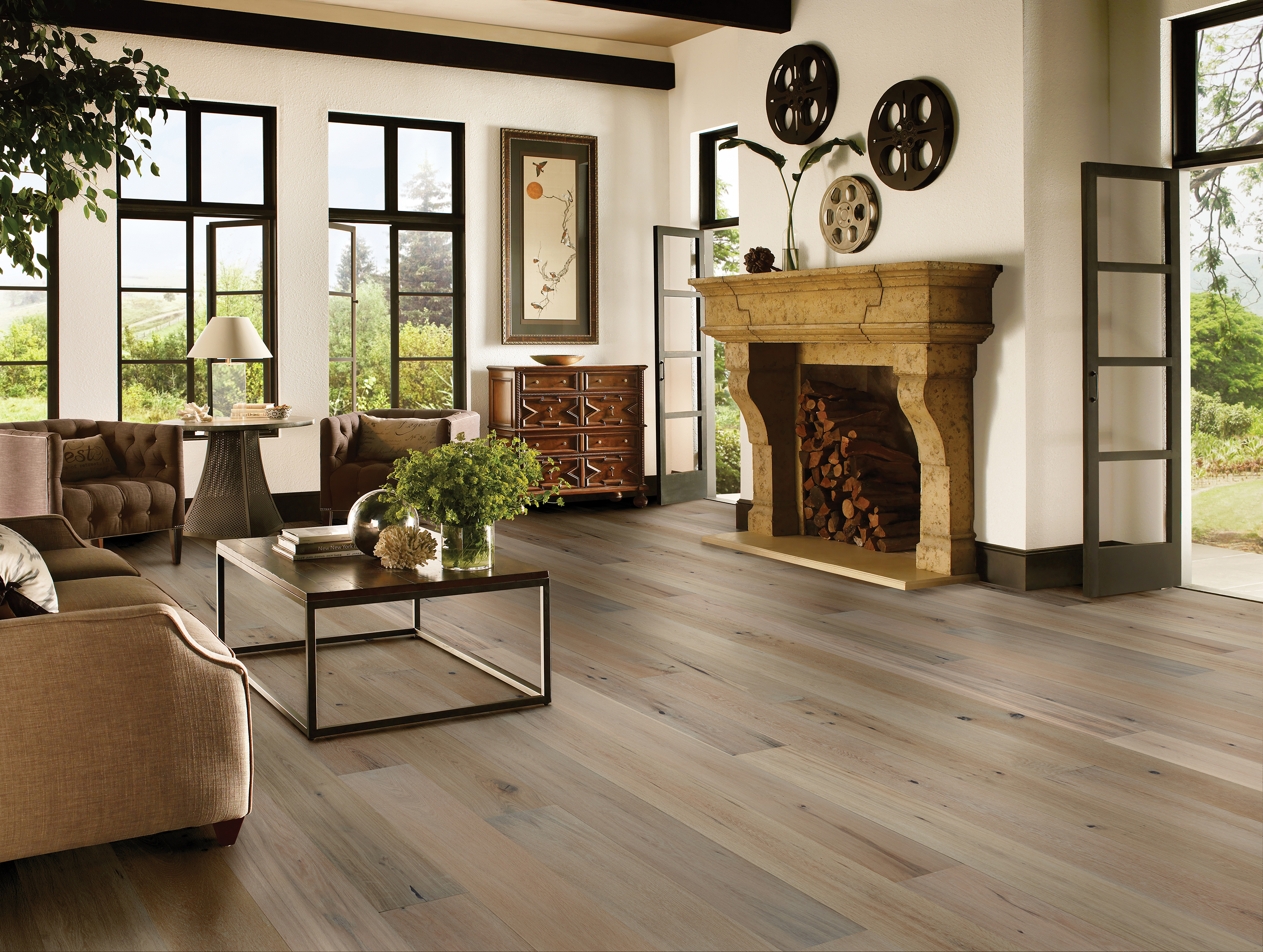 TimberBrushed Decadent Tan Engineered Hardwood EKTB97L01W