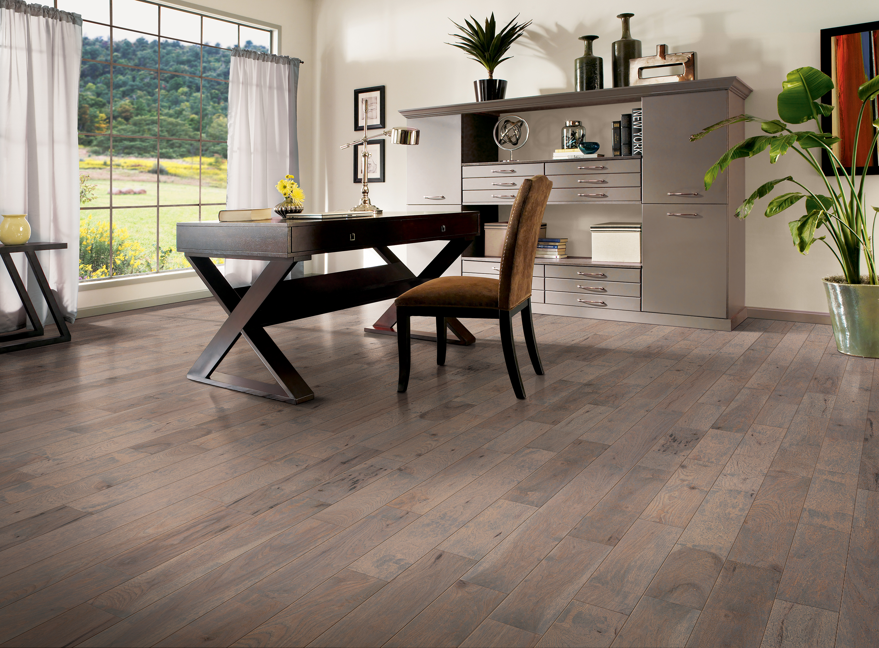 American Scrape Ocean Mist Solid Hardwood SAS528