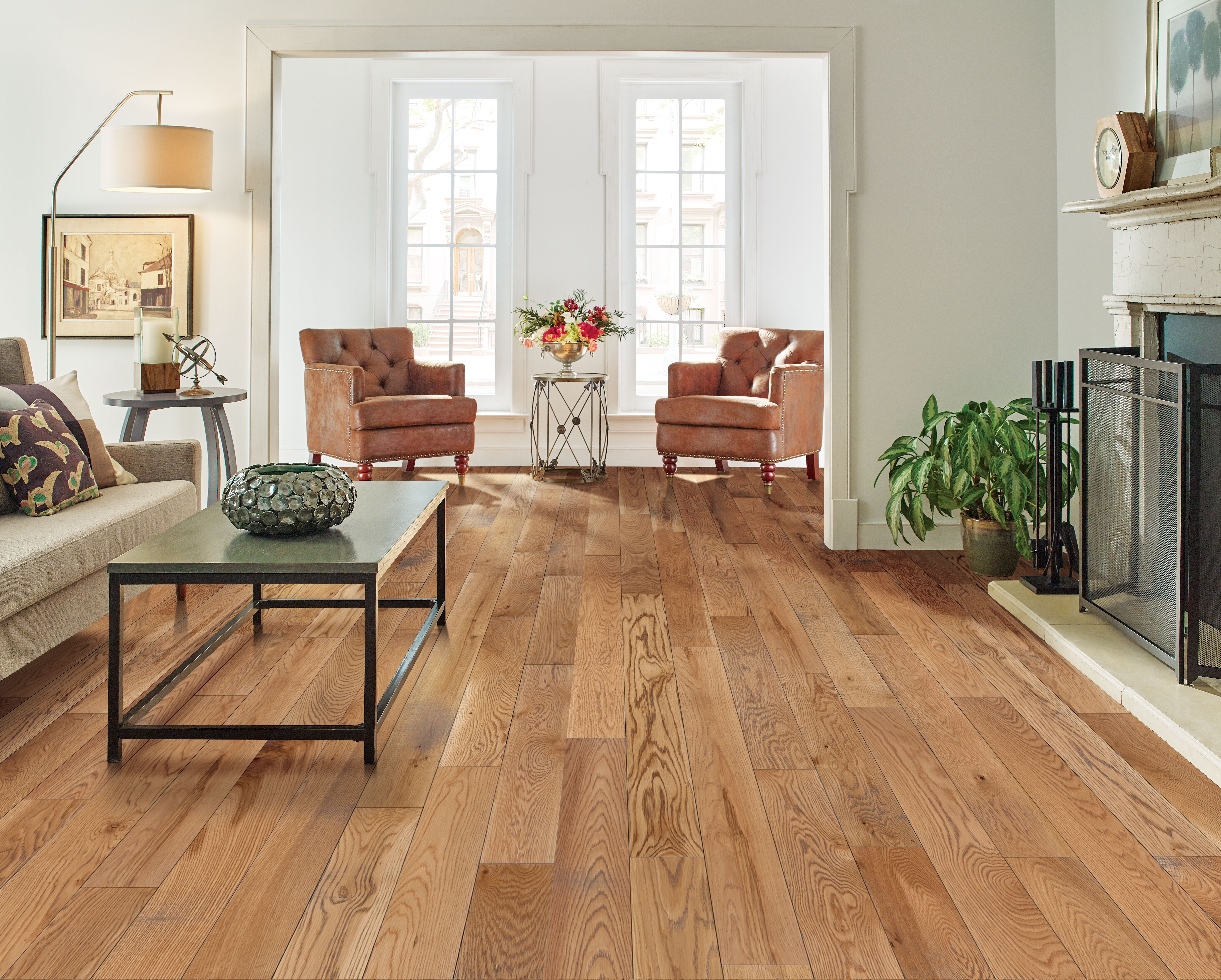 TimberBrushed Hay Ground Solid Hardwood SKTB59L10W